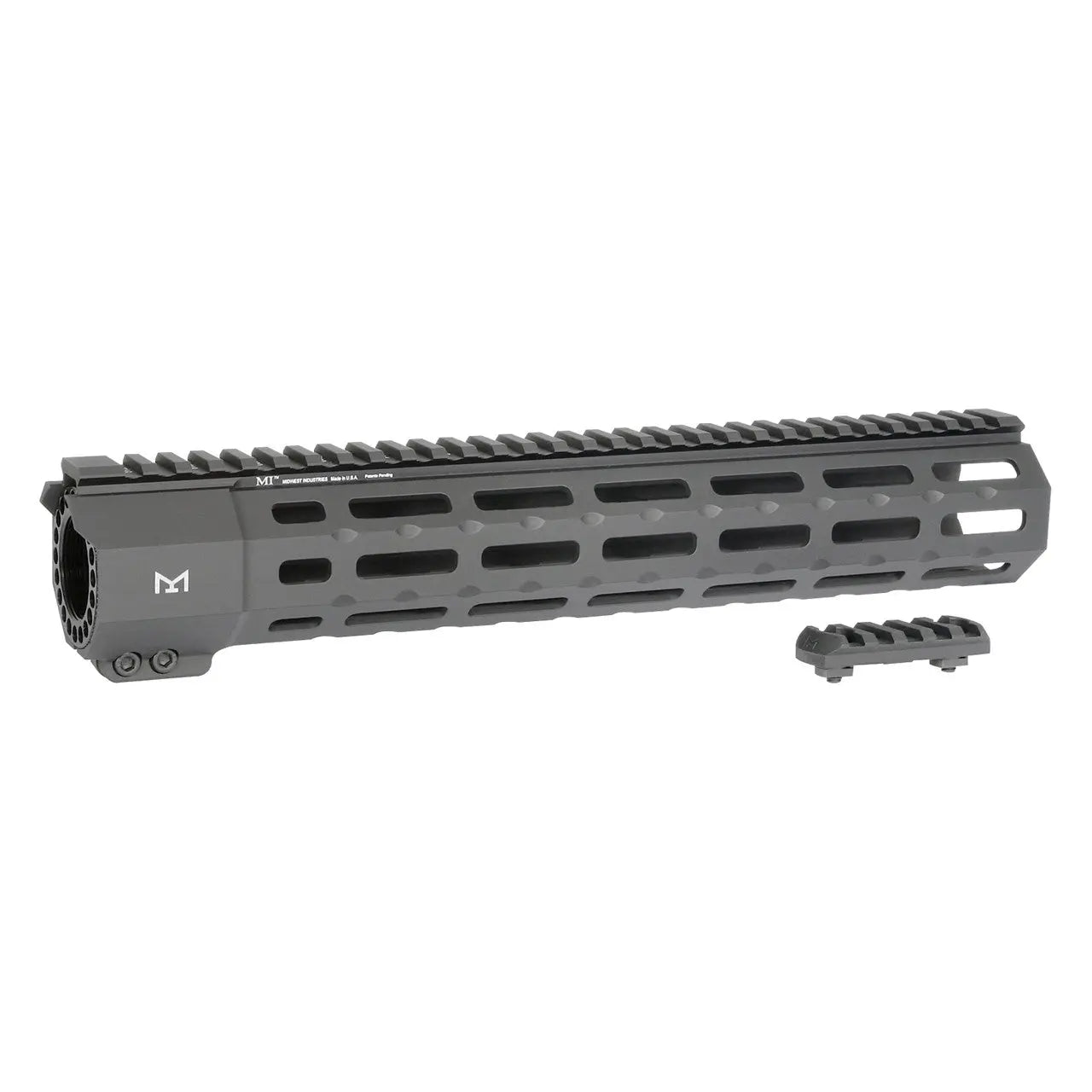 Suppressor Series One Piece Free Float Handguard, M-LOK MIDWEST INDUSTRIES
