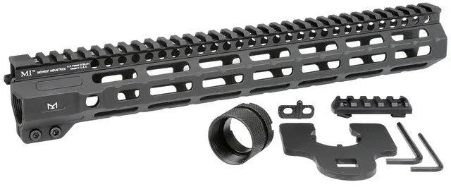 Combat Rail One Piece Free Float Handguard, M-LOK MIDWEST INDUSTRIES