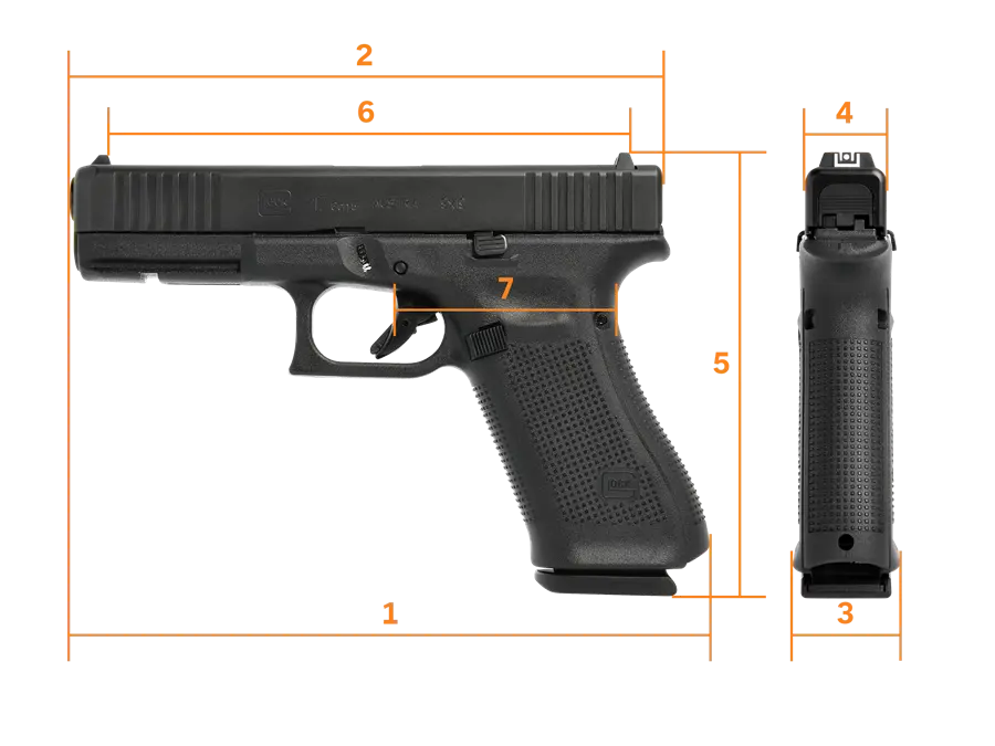 Glock 17 GEN 5 - White Tanks Tactical
