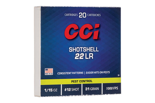 CCI Shotshell 31Gr #12 Shot 20Rd CCI