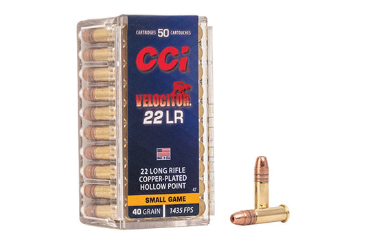 CCI Velocitor 40GR Pated Hp 50Rd CCI