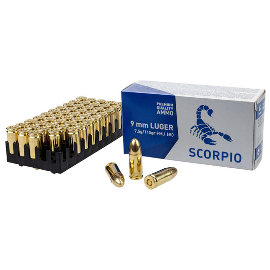 Scorpio 115 Gr FMJ SCORPIO