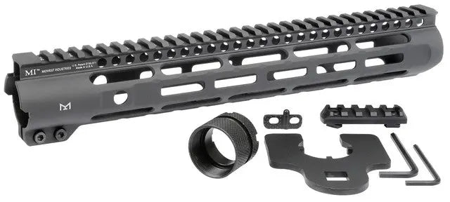 Slim Line One Piece Free Float Handguard, M-LOK MIDWEST INDUSTRIES
