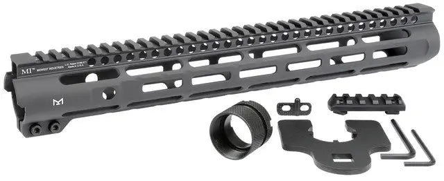 Slim Line One Piece Free Float Handguard, M-LOK MIDWEST INDUSTRIES