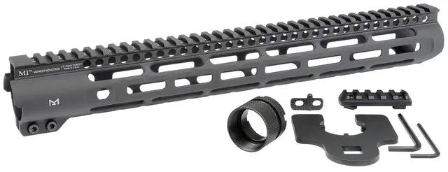 Slim Line One Piece Free Float Handguard, M-LOK MIDWEST INDUSTRIES
