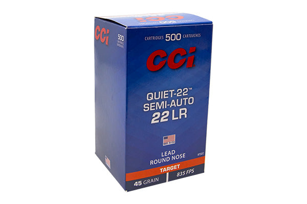 CCI Quiet Semi-Auto 45Gr Lead-Rn 50Rd CCI