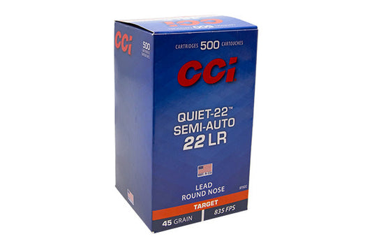 CCI Quiet Semi-Auto 45Gr Lead-Rn 50Rd CCI