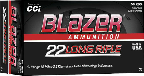 CCI Blazer 40Gr Lead-Rn 50Rd CCI
