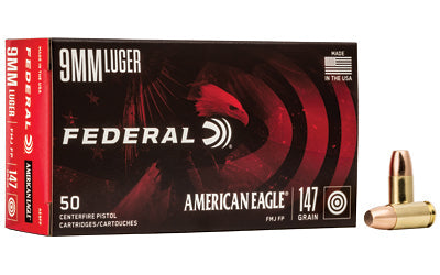Federal American Eagle 147 Gr FMJ FEDERAL