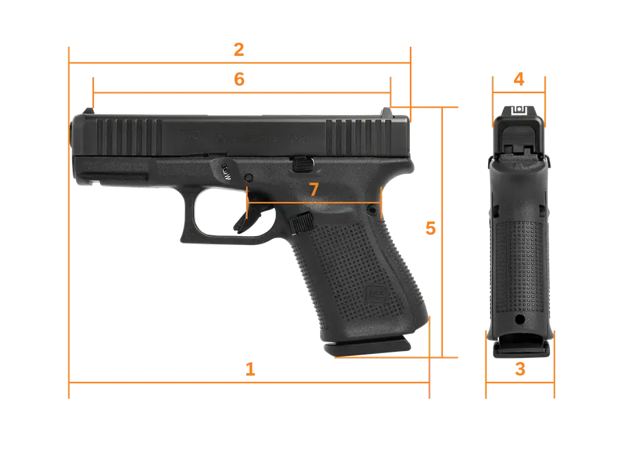 Glock 19 GEN 5 - White Tanks Tactical