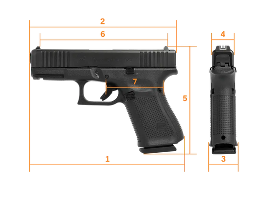 Glock 19 GEN 5 - White Tanks Tactical